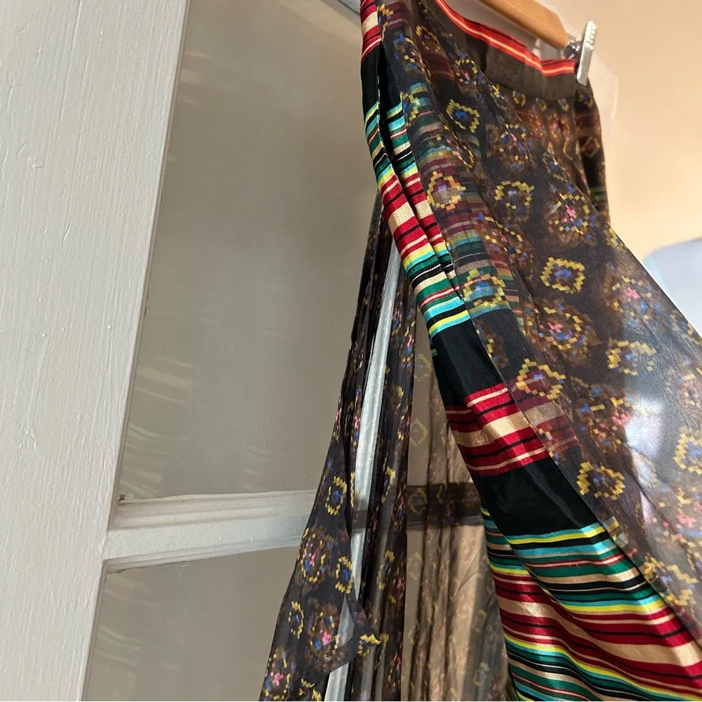 Dries Van Noten Silk Midi Skirt Size 38 - Picture 5 of 10